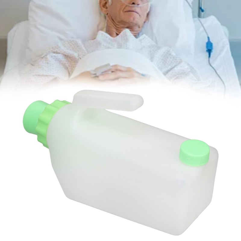 Male Urine Bottle Reusable Spill Proof Thicken Portable 1000ml Urinal