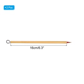 PATIKIL Chinese Calligraphy Brush, 2 Pcs Traditional Writing Watercolor Brush Ink Pen for Drawing, Painting, Writing, Art Supplies