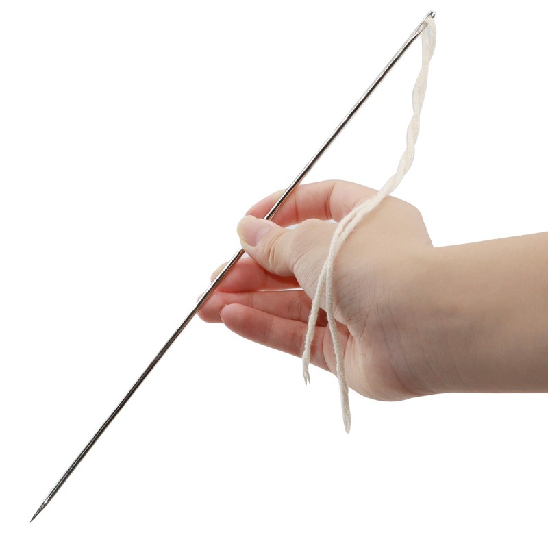 2 PCS Professional Upholstery Needle, Long Sewing Needles, 10"/12" Large