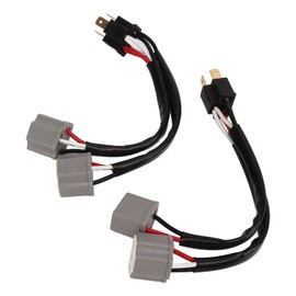 9003 H4 Headlight Wiring Harness Socket Adapter Male to Female 2 Way Splitter Wires for Truck Pickup LED Cable Connector Pack of 2