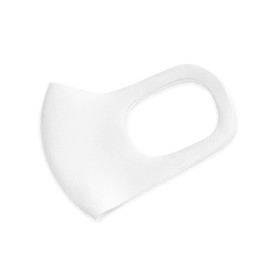 Washable 3D Mask, White, S, Made in Japan, UV Protection, Absorbent, Quick Drying, Cool Touch, 7 Colors, 4 Sizes, Unisex, Kids, Adults, Stretchable, Gentle on Skin