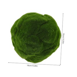 DOITOOL Artificial Moss Ball Decor Lifelike Decorative Plant Balls for Versatile Decoration for Planters Fish Tanks and Home Displays Safe Materials