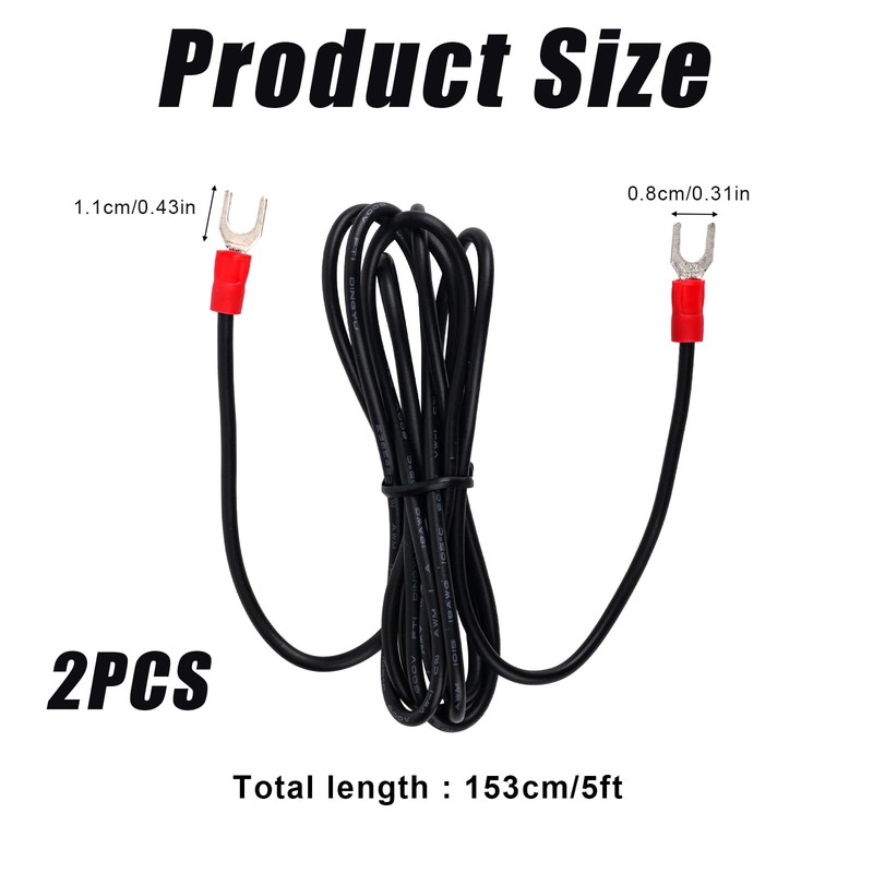 2pcs Phonograph Turntable Ground Wire, 5ft Turntable Grounding Wire Phono