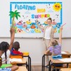 Summer Bulletin Board Classroom Decorations Floating into Summer Paper Cutouts