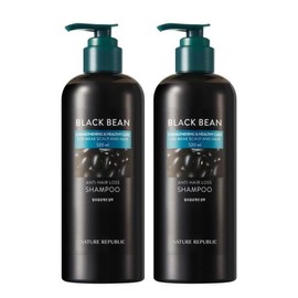 Nature Republic 1+1 Black Bean Hair Loss Symptoms Improvement Shampoo 520ml / 네이처리퍼블릭 1+1 블랙빈 탈모증상 개선 샴푸 520ml