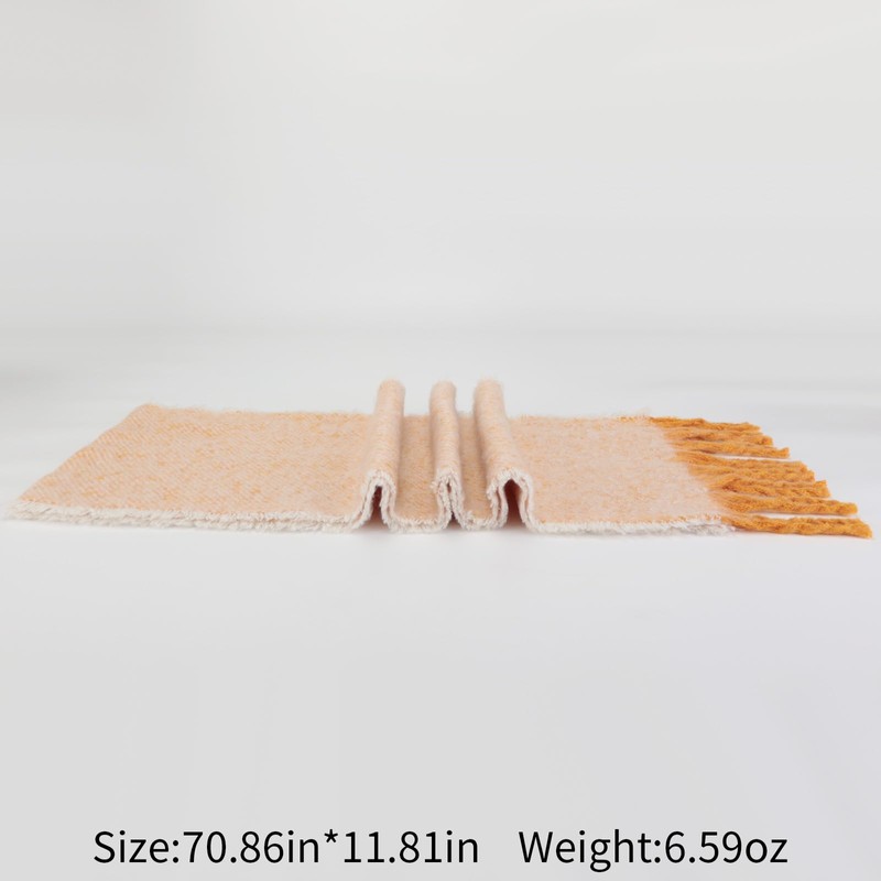 Hewdud Womens Scarf Winter Big Colorful Checked Thick Warm Soft