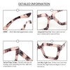 REAVEE 3 Pack Oversized Reading Glasses for Women Large Frame