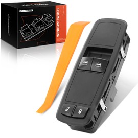 A-Premium Interruptor de ventana eléctrica compatible con Chrysler Town & Country & Dodge Grand Caravan 2008-2010, lado delantero izquierdo del conductor, reemplazo# 4602537AE, 4602537AD