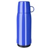 Emsa 502445 Isolierflasche, Mobil genießen, 0.75 L, Schraubverschluss, Blau, Rocket