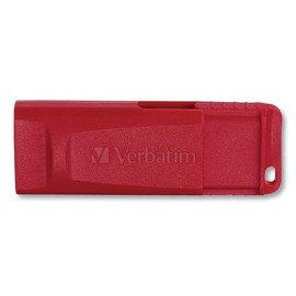 Verbatim USB Drive, 32GB, Password Protection, Red