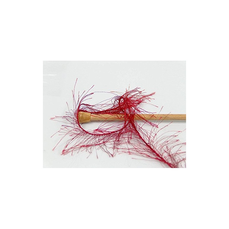 Dark Red Long Eyelash Yarn Ice Luxurious Fun Fur 50gr
