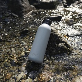 Rivers Vacuum Flask Stem STD Water Bottle, 16.9 fl oz (500 ml) BEIGE