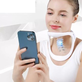 목 보호대 견인기 스트레칭 목고정기 고정 Neck Protector Puller Stretching Neck Fixator Fixation