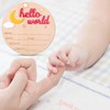 Gosknor Wooden Hello World Newborn Sign, Cute Birth Announcement Board