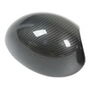 2 Pcs Door Side Rearview Mirror Cover Cap Carbon Fiber