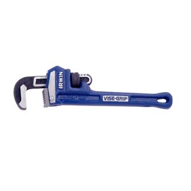 IRWIN Tools VISE-GRIP Pipe Wrench, Cast Iron, 1-Inch Jaw, 8-Inch Length (274105), Blue