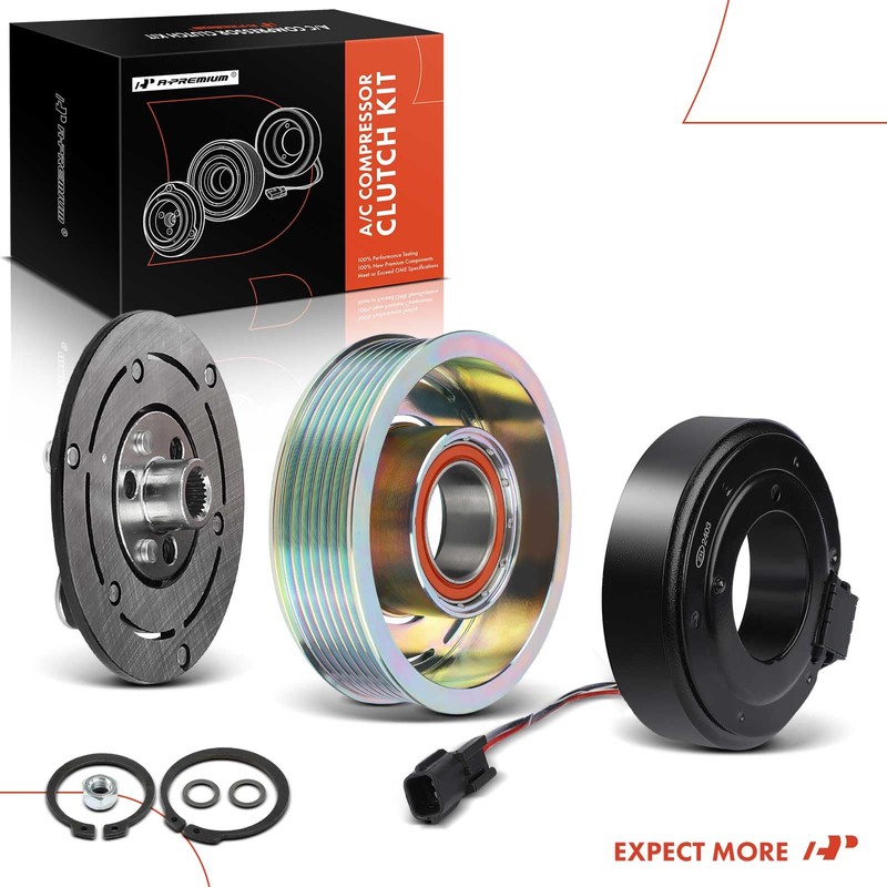 A-Premium Air Conditioner AC Compressor Clutch Kit Compatible with Infiniti