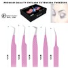 Eyelatic false Eyelash Extension Tweezers, Professional Classic And Volume Eyelash