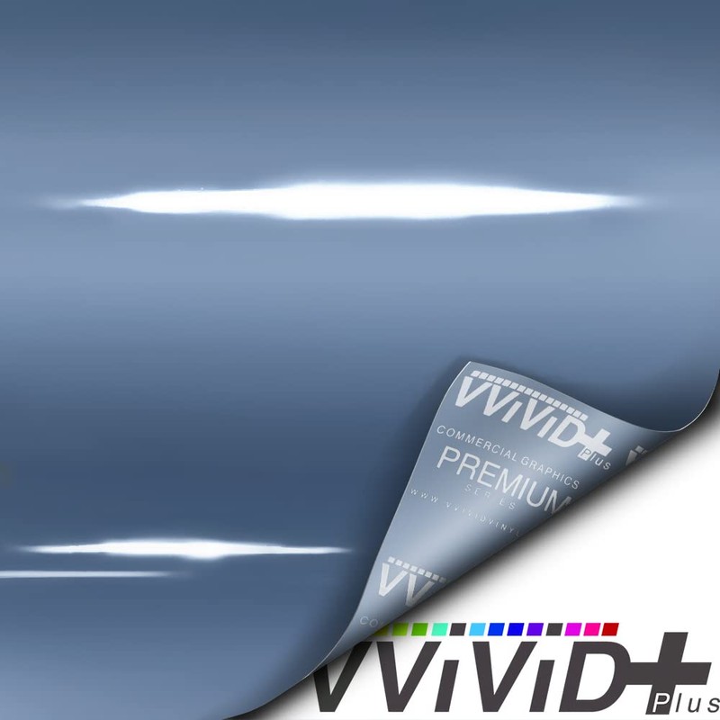 VViViD+ Ultra Gloss China Blue 6ft x 5ft Vinyl Car