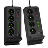 European Power Strip Wireless Charging USB TYPE C 4 Way