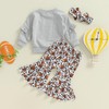 Rtnnsbbfcm Toddler Baby Girl Football Outfit Long Sleeve Letter Sweatshirt