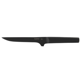 Berghoff RON Non-stick Boning Knife 6 Inches, Titanium PVD Coated, Ergonomic Hollow Handle, Sharp and Well Balanced, Seamless Transition, Black
