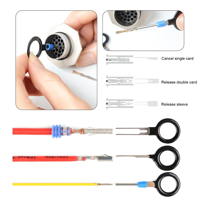 Yuhtech 121 Piece Terminal Removal Tool Set for Car Terminal