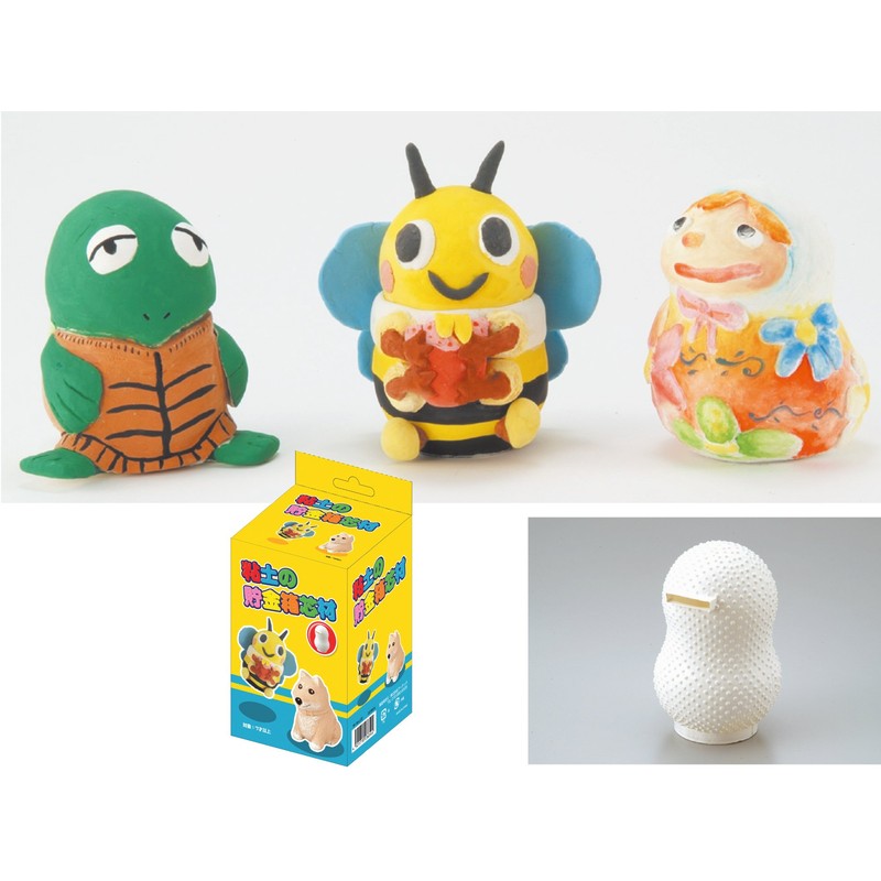 粘土の貯金箱芯材