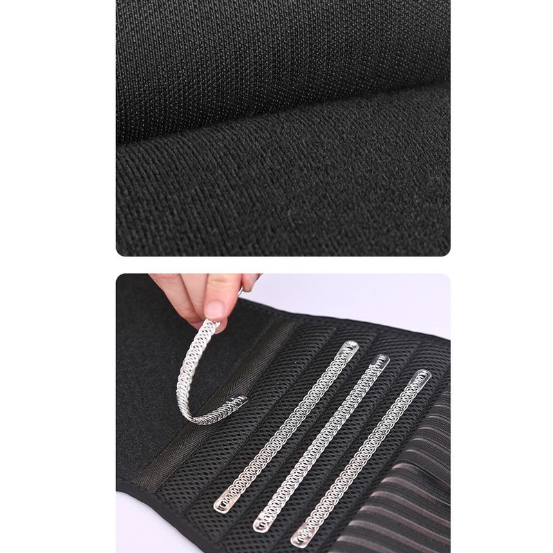 Lower Back Support Belt Black Good Breathability Wear Resistant Adjustable