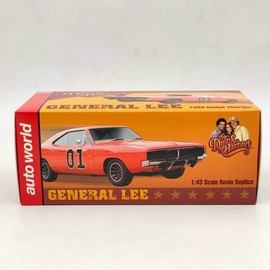 Auto World 1:43 Dodge Charger General Lee 1969 AWRSS1151 Resin Toys Car Models
