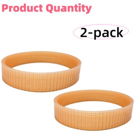 2 Pack 429962-08 Toothed Belt The Ideal Replacement Drive Belt for DeWalt DW733 & DW734 Planers, 9 - Rib Structure