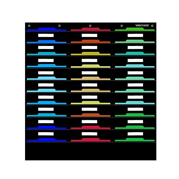 Organization Center Pocket Chart, Wall File Organizer Folder with 30