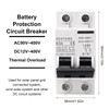2P 63 Amp AC DC Miniature Circuit Breakers, DC 12-400V,