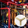Y Shape Pipe Connector - GLADFRESIT - Brass 3 Way