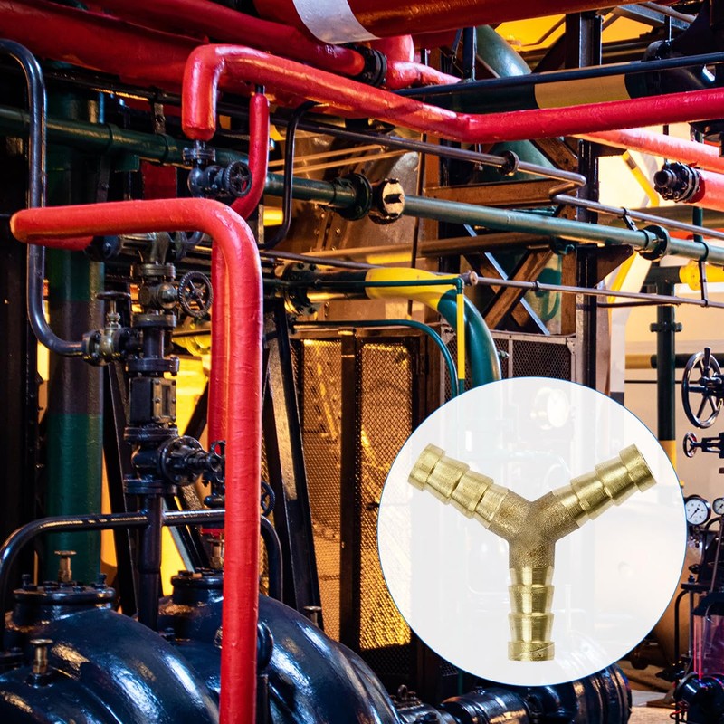 Y Shape Pipe Connector - GLADFRESIT - Brass 3 Way
