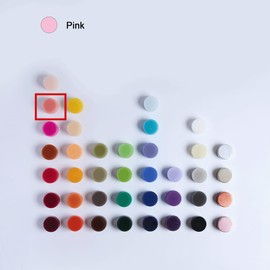 MOZEAL 3" x 6" Hand-Poured Unscented Candle,Dripless Pillar Candle Set of 3,Long Lasting Burning,Approx 120 Hours Burn Time,Rustic Country Style,for Wedding,Dinner,Christmas and Home Decor,Pink