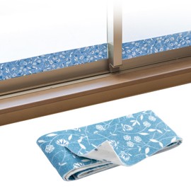 Como Life Condensation Absorbent Tape, Ivy Pattern (Approx. Width 3.1 x Total Length: 70.9 inches (80 cm), Condensation Absorption, Mildew Prevention, Window Tape, Evaporation, Water Absorption, Weak