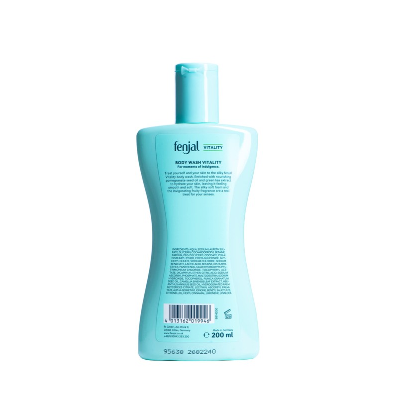 fenjal Vitality Body Wash Pomegarante Oil & Green Tea, 200