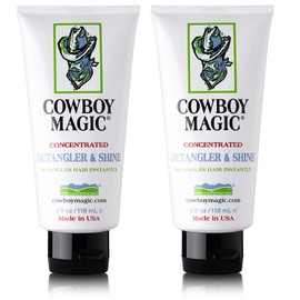 Cowboy Magic Detangler & Shine for Horse, 4 oz - 2 Pack Conditioner, White