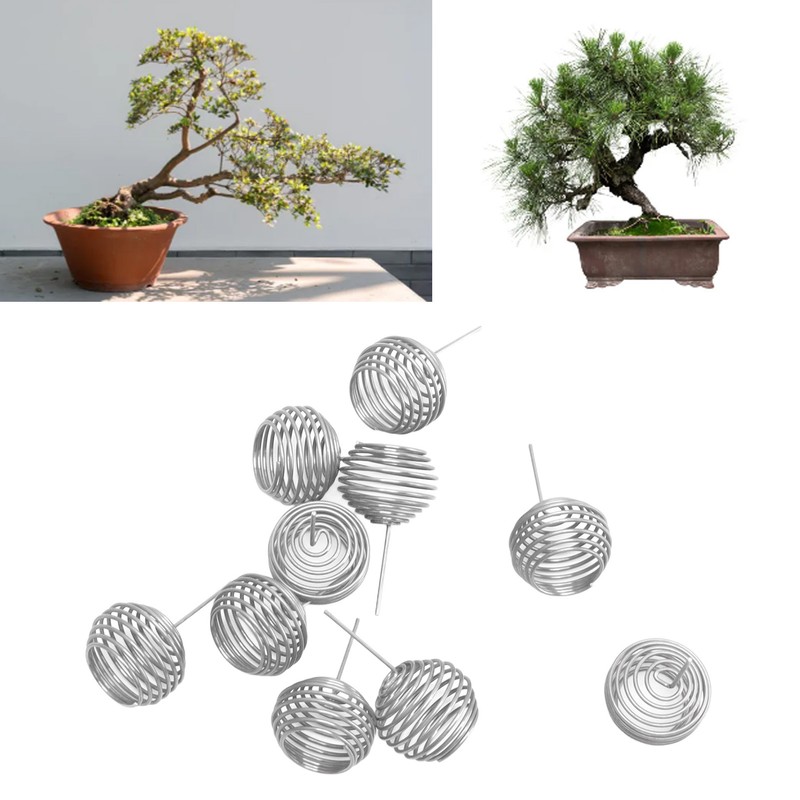 100pcs Fertilizer Mesh Basket Stainless Steel Garden Nutrition Cups Small