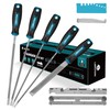 LIBRATON Chainsaw File Set, 5/32", 3/16", 7/32" Chainsaw Sharpening File,