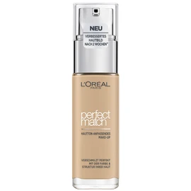 'Oréal Paris Make up, Flüssige Foundation mit Hyaluron und Aloe Vera, Perfect Match Make-Up, Nr. 3.N Creamy Beige, 30 ml