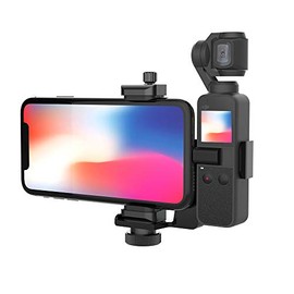 Smatree OSMO Pocket Phone Holder Set Expansion Accessories with 1/4âThread Screw Compatible with DJI OSMO Pocket 2/ DJI OSMO Pocket and Smartphone