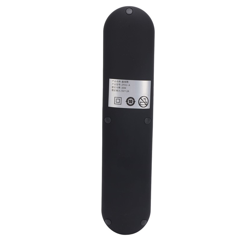 Heated Hair Straightening Brush Negative Ions 30s Fast Heating Rechargeable