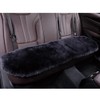 OGLAND Fuzzy Genuine Sheepskin Car Back Seat Cover for Auto