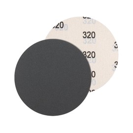 Bolatus Pack of 5 Sandpaper 125 mm Velcro, Grit 320, Wet Dry Sanding Discs, Round, Random Orbital Sander, Sanding Sheets for Car, Metal, Wood