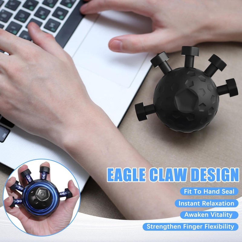 2025 New Adjustable Finger Grip Strengthener,Hand Grip & Finger Exerciser