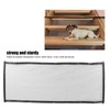 Black Portable Pet Gate Fence Foldable Small Animal Protective Fence