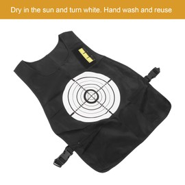 Water Game Activated Vest, Water Activated Target Vest, Summer Water Activated Vest Set for Pool Parties, Beach Games and Backyard Activities