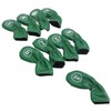 9pcs Golf Club Cover PU Leather Stylish Portable Golf Head